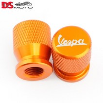 바이크 오토바이 휠 타이어 밸브 스템 캡 커버 Piaggio Vespa Primavera 150 SPRINT GTS 300 ie LXV 125 200 액세서리, 05 Orange
