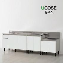 유코스 싱크대 스텐상판 가스대 개수대 사무실 원룸 탕비실 펜션 글램핑 주방 배수구, 1200개수대(우볼), 오크