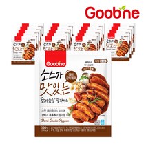 굽네 소스가 맛있는 닭가슴살 슬라이스 데미갈릭페퍼 120g, 20팩
