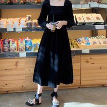 SAMARA 여성 벨벳원피스
