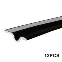 방음파티션 방음벽 공간분리 자체 접착 창 씰링 스트립 방음 방풍 방진 씰링 스트립 갭 필러 창 하드웨어, 브라운 12개