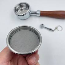 커피머신샤워스크린 커피머신부품 필터 515358 mm 접촉 샤워 스크린 퍽 스크린 메쉬 for expresso portafilter 커피 머신 보편적으로 사용, 58mm