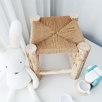요루미 꼬마 라탄의자 미니미 원목 모로칸스툴, 일반