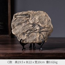 공룡화석 만타 클래식 동물 다이노스 A스윙 설치함 뼈 패왕 용진자 엔틱 책장 장식 3575355548, C타입