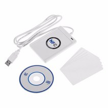 rfid 스마트 카드 리더기 복사기 쓰기 가능 복제 소프트웨어 usb s50 1356mhz isoiec18092 5pcs m1 nfc acr122u, 미국