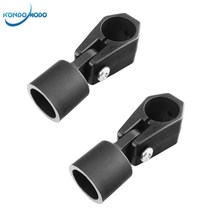 2X 나일론 슬라이드 캡 슬라이드 슬리브 파이프 보트 비미니 탑 피팅 아이 엔드 캡 조 클램프 외부 아이, 25.4mm