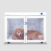 붐펫 드라이룸 W400 화이트, 화이트-다크그레이/원사이즈