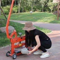 수동 벽돌 절단기 콘크리트 석재 유압 작두 보도블럭