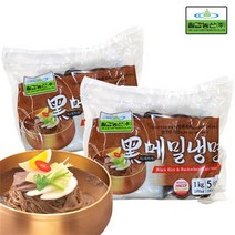 베스트식품 칠갑 흑메밀냉면 1kg x5개, 단품