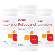 GNC 폴리코사놀 10mg 60정 3통세트