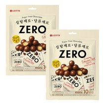 롯데 제로 크런치 초코볼 140g, 2개