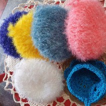 호빵수세미 손뜨개수세미 핸드메이드 민아트수세미 반반수세미 빵빵수세미 거품잘나는수세미 사용하기좋은수세미 도톰한수세미 국산수세미실 웰빙수세미 힐링수세미 뜨개수세미 폴리수세미, 5개