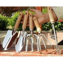 잡초제거 삼지창 화분 텃밭 모종삽5종 체험 상추 식물가꾸기 토마토 분갈이 베란다 홈가드닝 꽃삽, 부삽