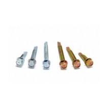 스틸하우스용 육각 양날피스 스크류볼트 백색 5봉 철판체결 수공구 시공작업, 14x38mm 300pcs