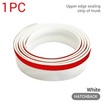 자동차 트렁크 뚜껑 갭 씰 스트립 고무 트렁크 씰링 스트립 세단 SUV 해치백 안티 먼지 방수 날씨 스트립, CHINA_1.6m Hatchback White
