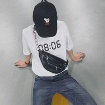 가바바 남성 가방 메신저백과 체인이 만나면 찰떡궁합! 힙색 G14111