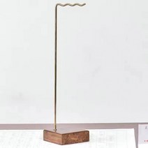 서예도구 붓 거치대 붓걸이, 브라운 물결, 브라운 물결