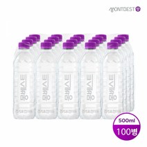 몽베스트 위드어스 무라벨 생수, 100개, 500ml
