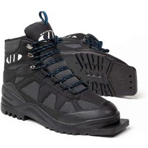 Whitewoods 유니 성인용 301 75mm XC 투어링 크로스 컨트리 어드벤처 단열 스키 부츠 블랙/블루 40, 42