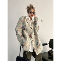 오버사이즈 빈티지 여성 가을자켓