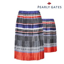 파리게이츠 골프 pearlygatesgolf여성 패턴 블록 스커트 P52193PN352_GY, 000, GY