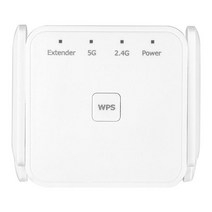 AC1200 기가비트 RJ-45 지원 WPS, 82mm x 72mm x 55mm, 화이트, 플라스틱