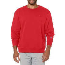 Champion 남성용 파워블렌드 플리스 크루 C 로고 Blue Jay407d55 Medium