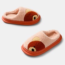 두꺼운 면 슬리퍼 여자 겨울 한국판 실내 가정용 보온 미끄럼 방지 커플 홈 남자 가을 겨울 털 면 슬리퍼