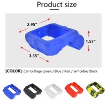 다이빙 컴퓨터 커버 액체 실리콘 고무 스노클링 수생 선물 보호 도구 교체 전단 페딕스 블루, [03] camouflage green