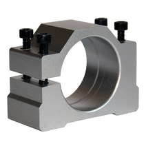 GHSHOP 스핀들 모터 마운트 알루미늄 합금 CNC 라우터 브래킷 목 홀더, 89x39MM, 은
