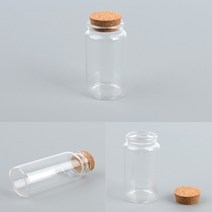 코르크 캔들 유리 공병 37x80mm