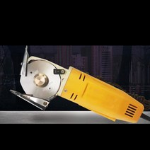 자동 연마 원형 칼 절단기 전동 원단 재단기 핸디형 전기 가위 절단 카펫 펠트, 1m8전선합금강날 + 1개