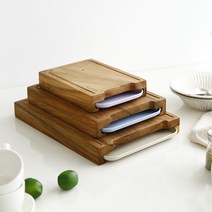 RAINTREE 야외 캠핑에 유용한 휴대용 서랍 트레이 도마, 핑크