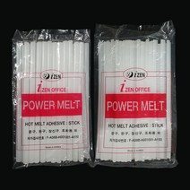 더이안 글루건심 핫멜트접착제 1봉(600g) 대/11mm 소/7mm 글루스틱, 소 7mm