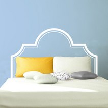 바보사랑 CLASSIC BED HEADBOARD A 클래식 침대 헤드보드 A.꾸미고, 퀸|옐로우