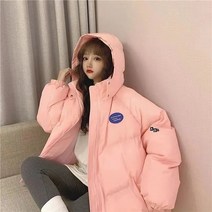 DFMEI 여성 숏 패딩 루즈핏 도톰 패딩 코트입니다