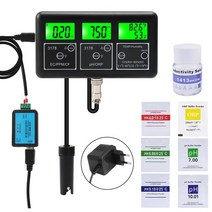 수질 PH 측정기 테스터 rs485 모듈 디지털 다기능 산업용 ph 미터 습도 온도 orp tds ec cf usb to 컴퓨터 모니터, EU 플러그 보정