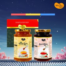 (주)트리 인천가정지사 100%제주 농산물 명차2종 선물세트450g/한라봉 오미자 (8930076), 기본