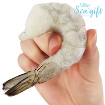 씨기프트 칵테일새우 특품 중 사이즈 72-78미 생 새우살 냉동 깐새우 감바스용, 1팩, 900g~1000g