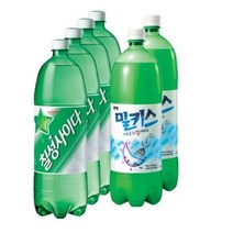 칠성사이다 + 밀키스, 1.5L, 18세트