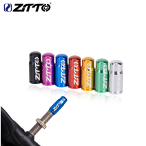 ZTTO 자전거 프레스타 밸브 캡 1개 알루미늄 초경량 튜브 캡 공기주입구 마개, 퍼플 [1개]