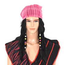 캐리비안해적 가발 캡틴 잭스패로우 해적모자 할로윈