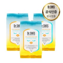 닥터스미스 콜라겐 모이스처 산뜻한 노워시 클렌징 티슈 25매, 3개