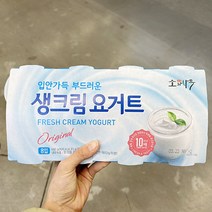 동원 생크림요거트 85gx8 x 2개, 종이박스포장