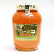 [설악산밀봉원] 피나무꿀 2.4kg 꽃꿀100%