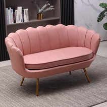 수입쇼파 2인용 패브릭 라운지 디자인 소파, 스모크 그레이