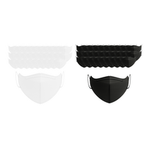 믿추 얼큰이 마스크 대형 KF94, 100매, 1개, 04. 화이트+블랙