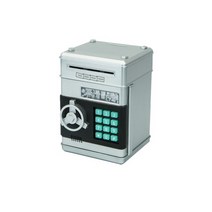 전자 돼지 저금통 금고 돈 상자 디지털 동전 현금 절약 안전 ATM 기계 어린이를 위한 크리스마스 선물, 03 은