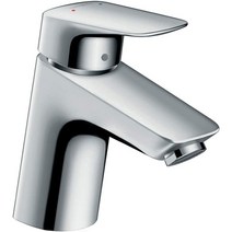 독일 hansgrohe 한스그로헤 주방수전 주방 수도꼭지 Logis 세면기 높이 70mm, 크롬배출구높이70mm냉수연결전용배수없음