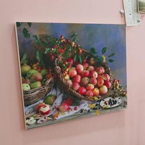 캔버스천데코사각액자53×45.5_그림같은과일정물화, 1.그린
